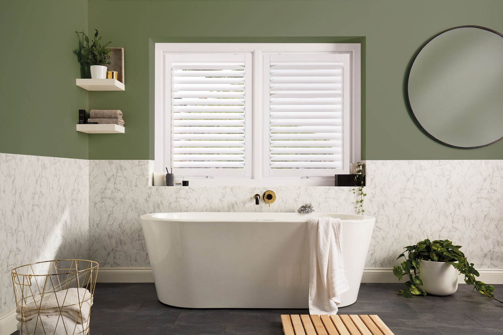 Perfect Fit Lite Clip In Shutters - Artic White