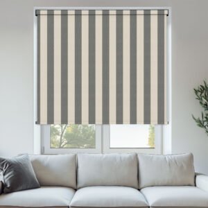Brighton Stripe Charcoal Blackout